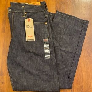 Levi 569 Loose Straight Blue Jeans - Men's - Size 34x32
